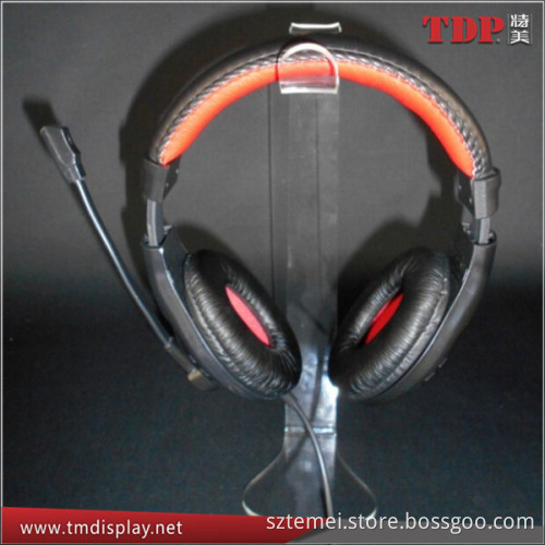 Customized Cheap Clear Acrylic Single Headphone Display Stand